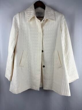 Women’s Simonton Says Medium White Overcoat